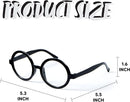 JOYIN Wizard Round Glasses - Black Circle Halloween Costume Accessory