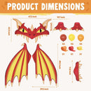 Halloween Fire Dragon Trunk Or Treat Car Decorations Kit