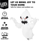 Joiedomi 4.5FT Halloween Inflatable Window Ghost with LED