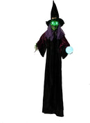 78in Halloween Hanging Witch with Magic Ball