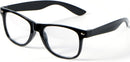 JOYIN Black Nerd Glasses with Clear Lenses - Classic Halloween Costume Prop
