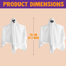 White Ghost with Spring, 6 Pcs