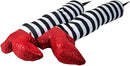Witch Legs with Stakes (Red Shoes & Black and White Stripe), 2 Pcs