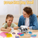 63Pcs 3D String Art Kit with 30 LED Bulbs & 6 Balloons