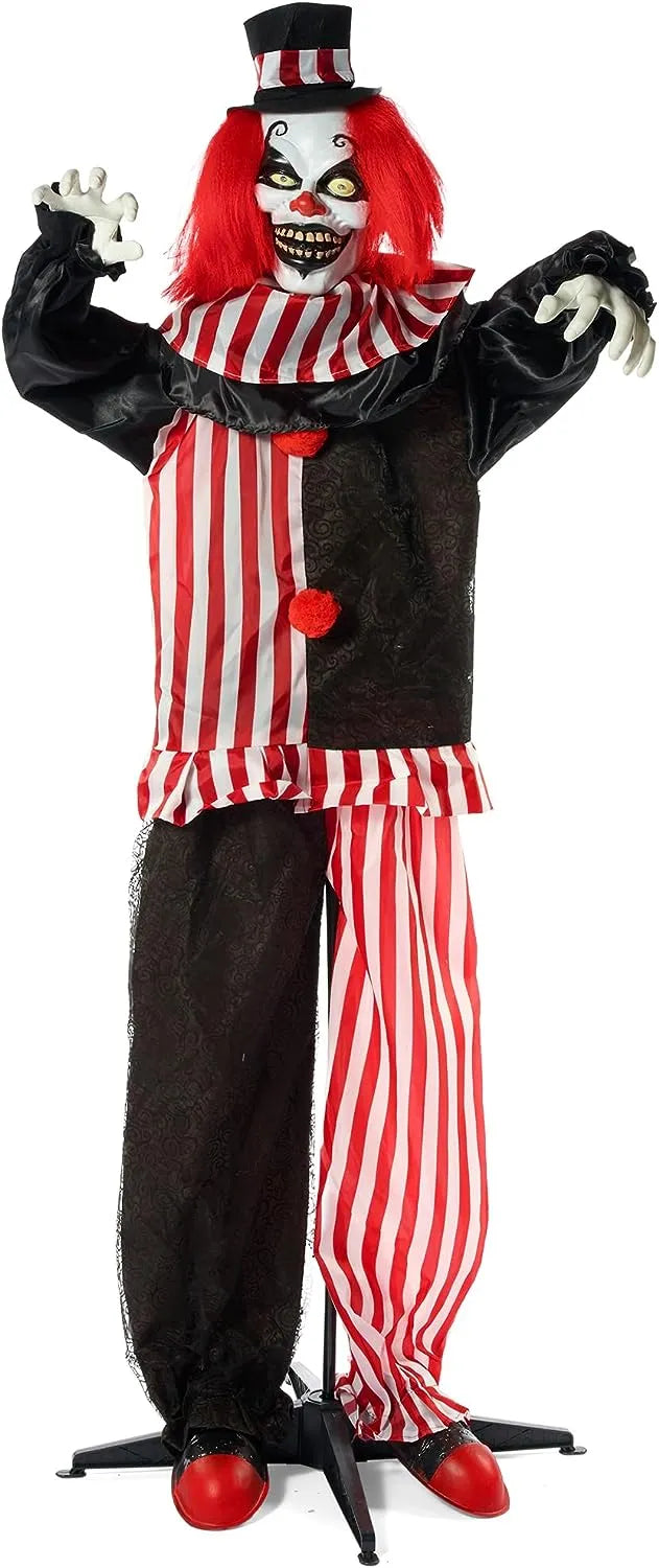 67in Halloween Animated Standing Clown