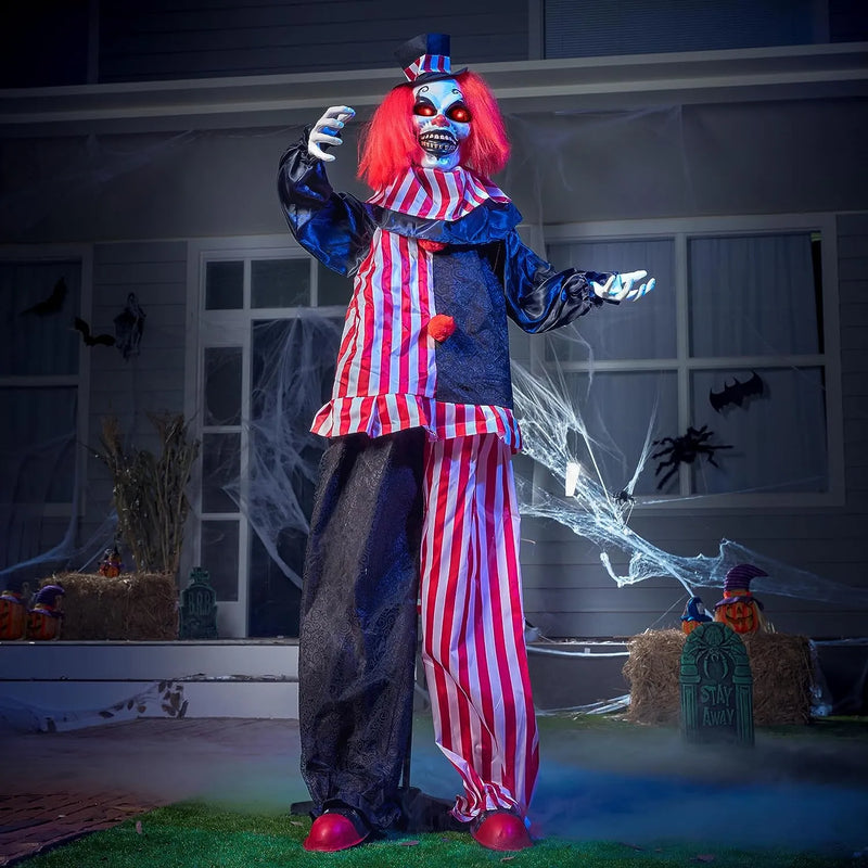 67in Halloween Animated Standing Clown