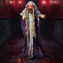 67” Halloween Animatronics Standing Hunchback Witch