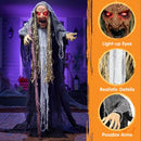 67” Halloween Animatronics Standing Hunchback Witch