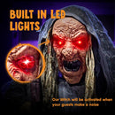 67” Halloween Animatronics Standing Hunchback Witch