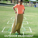 6 Pack Large Burlap 39in x 25in Potato Sacks Racing Bags for Kids & Adults