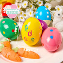 6Packs Easter Wooden Egg Shakers Maracas Percussion Musical