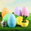 6Pcs Jumbo Plastic Easter Eggs Pastel Fillable Hunt Party Favors