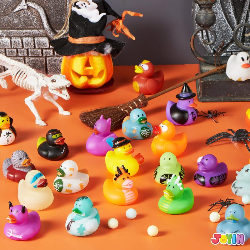 24Pcs Halloween Floating Rubber Ducks