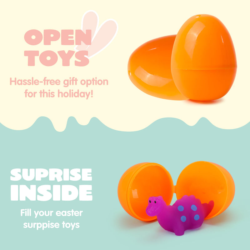 24 Pcs Easter Prefilled Eggs with Mochi Squishy Toys