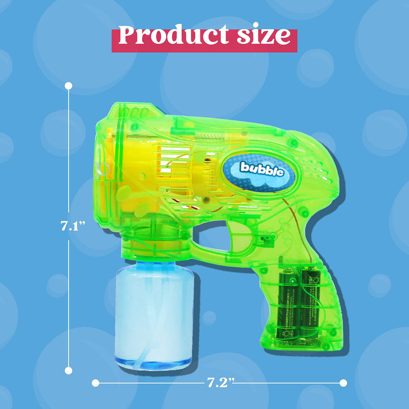Bubble Guns 3 Colors With 5 Built-in wands