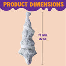 72" Halloween Hanging Cocoon Corpse for Outside Decorations