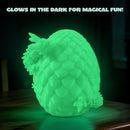 3D Printed Dragon Eggs with 12" Laser Glow Dragon Inside