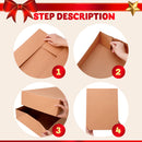 12PCS 17" x 13" x 4" Christmas Large Gift Boxes with Lids for Presents