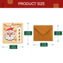 8 Pcs Christmas Money Holders for Cash Ornaments, Card Holder Display for Christmas Party Decorations