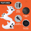 8ft Inflatable Ghosts Hugging Tree