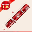 Christmas Party Table Favors (Red White Snowflake), 12 Pack