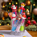 24 PCS Christmas Multicolor Pens Bulk For Kids