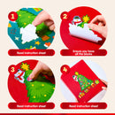 48 Pcs Christmas Sticker Sheets, Christmas Craft Supplies for Kids