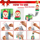 4PCS Christmas Money Box for Cash Gift Pull