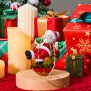 Mini 5" Santa Claus Christmas Glass Ornament