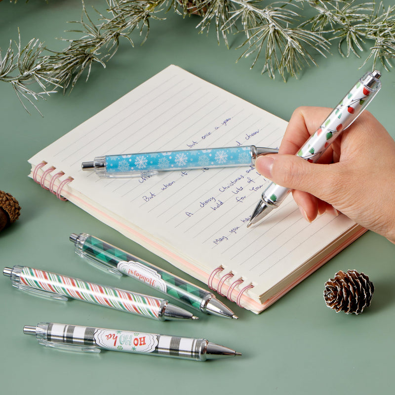24 PCS Christmas Ballpoint Pens Bulk