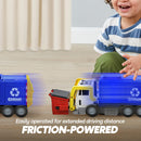 Large Friction Powered Garbage Truck Toy Set