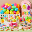 300 Pcs Filled Easter Eggs Bulk with Toys