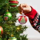 30 Pcs Red and Green Christmas Ball Ornaments Set, 2.36''