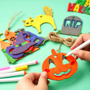 36 Pcs Halloween Craft Wooden Painting Kit