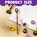 108PCS Halloween Pencils with Erasers Stationery Set