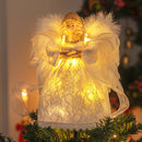 9'' Angel Christmas Tree Topper with Lights