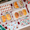 36 Pieces Christmas Foil Containers with Lid