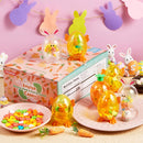 12pcs Easter Candy Filled Eggs Shell Carrot