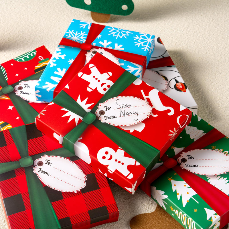 6 PCS Christmas Card Holders Gift Boxes