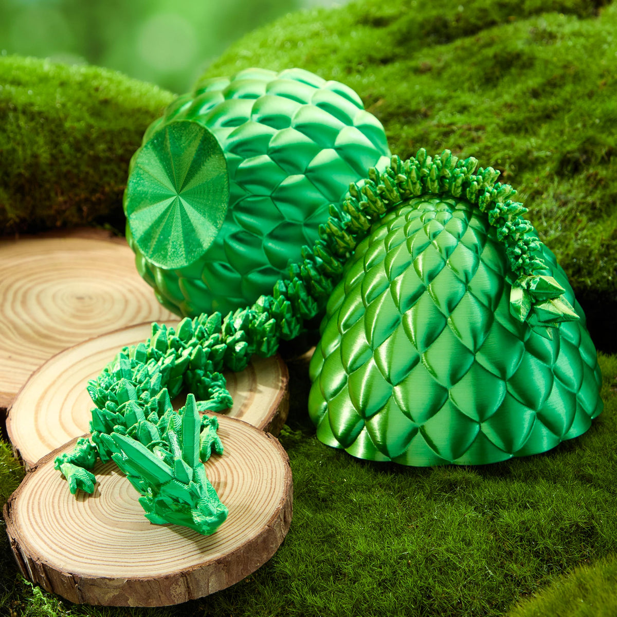 置物 HAWAII Dragon egg 3D Printed Dragon Eggs with 12