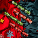 Christmas Party Table Favors (Red Green Snowflake), 8 Pack