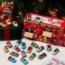 24 Days Christmas Advent Calendar Pull Back Vehicles