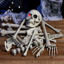 28 PCS Halloween Decorations Skeleton Bones and Skull Kit