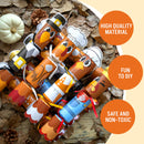 8 Pack Turkey Thanksgiving No Snap Party Favor