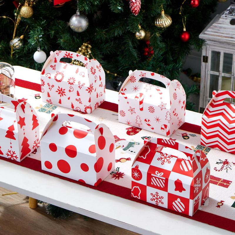 24 PCS Christmas Cookie Boxes for Gift Giving