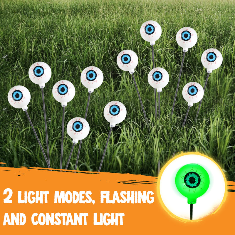 Halloween Decorations Outdoor Solar Scary Eyeball Lights
