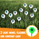 Halloween Decorations Outdoor Solar Scary Eyeball Lights-Spooky Green