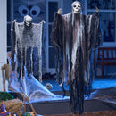 2 Pcs Halloween Hanging Grim Reaper Decorations Outdoor
