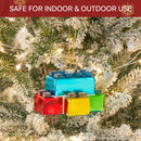Christmas Building Blocks Glass Small Ornament