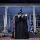 6ft Halloween Animatronics Witch with Cane